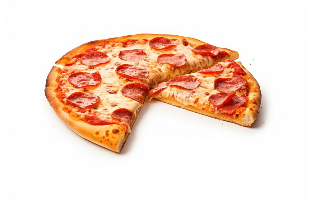 Pizza pizza food white background.