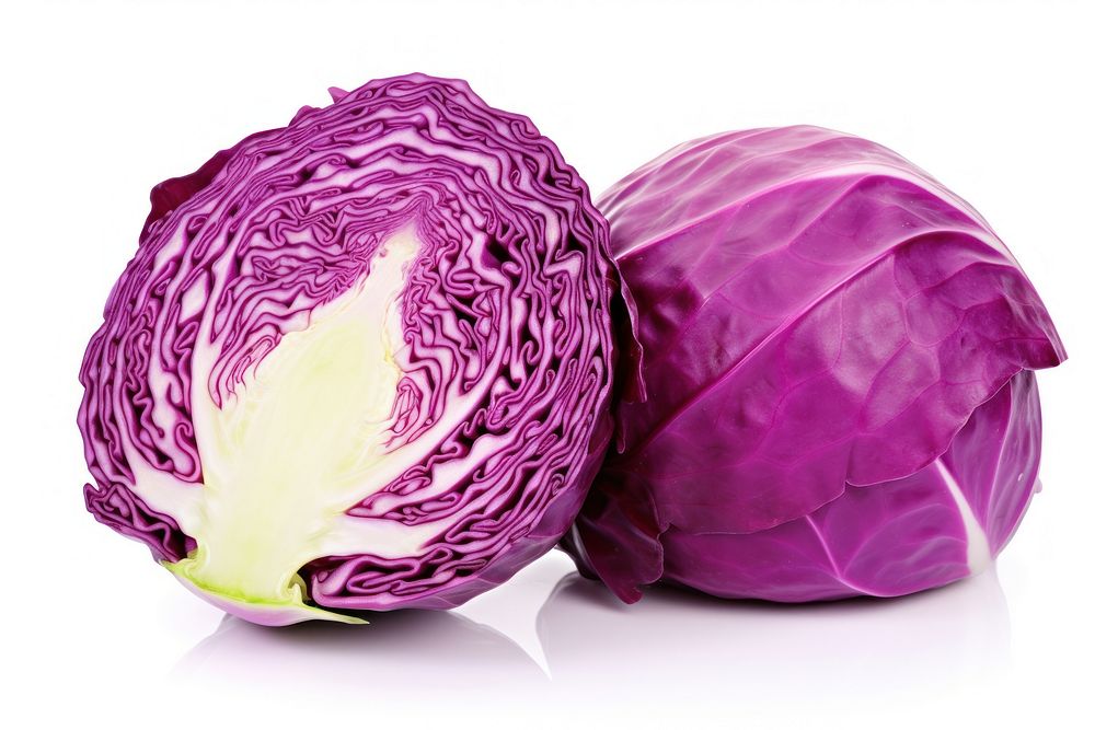 Purple cabbage vegetable plant food.