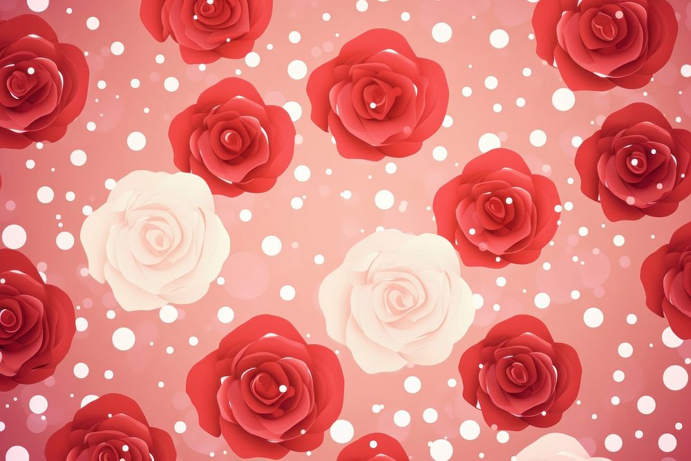 Red rose pattern bokeh effect background backgrounds flower petal.