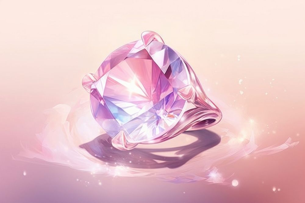 Ring Crystal gemstone quartz crystal jewelry diamond.