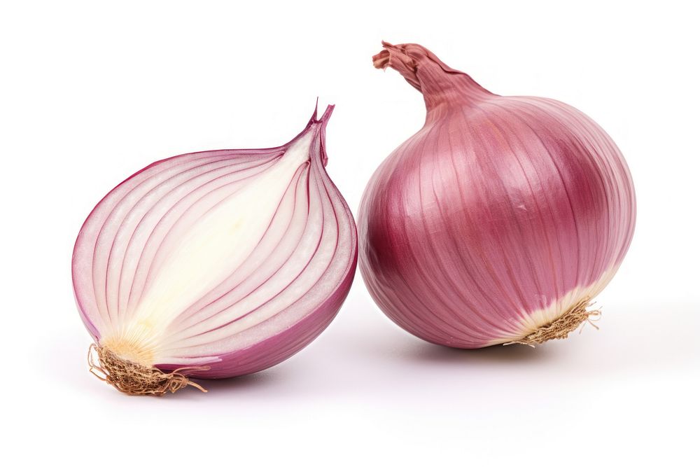 Ripe onion vegetable shallot plant.