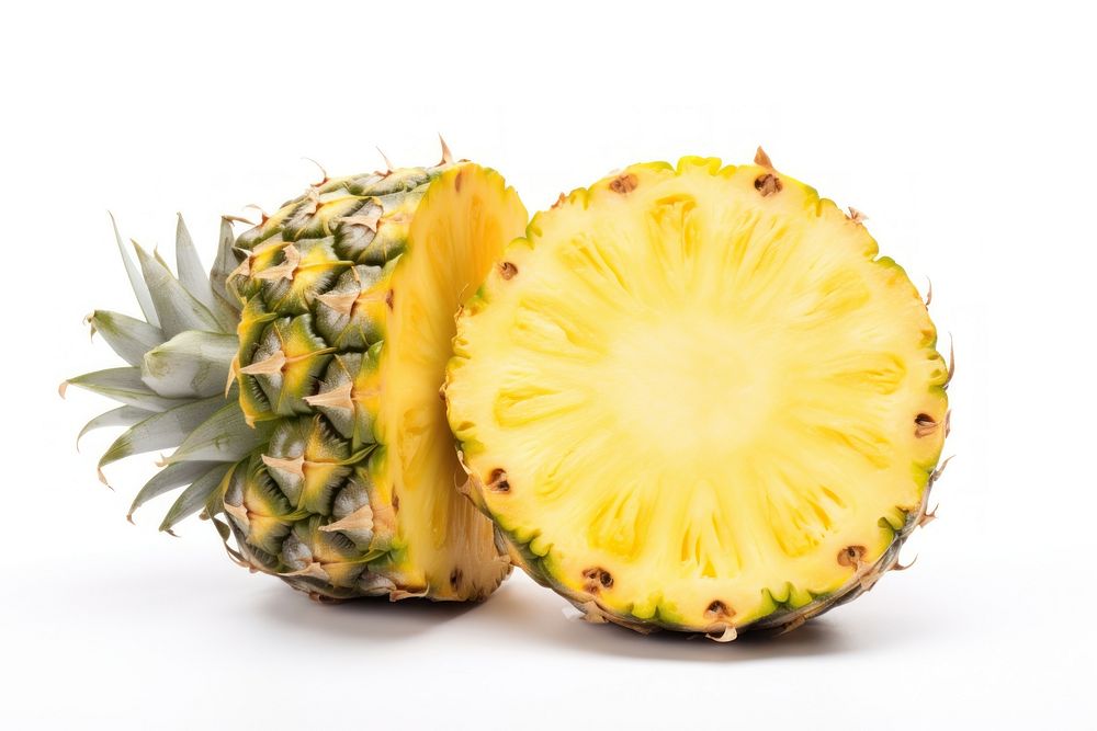 Ripe pineapple fruit plant food.