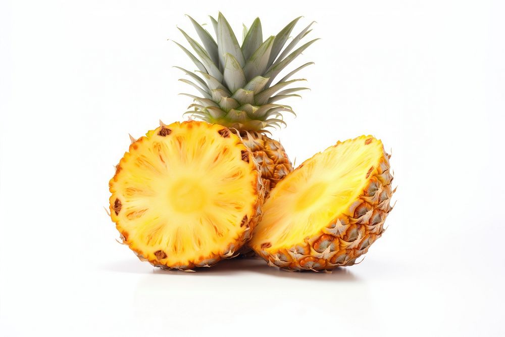 Ripe pineapple fruit plant food.