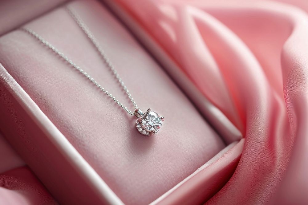 Necklace diamond jewelry gemstone pendant.