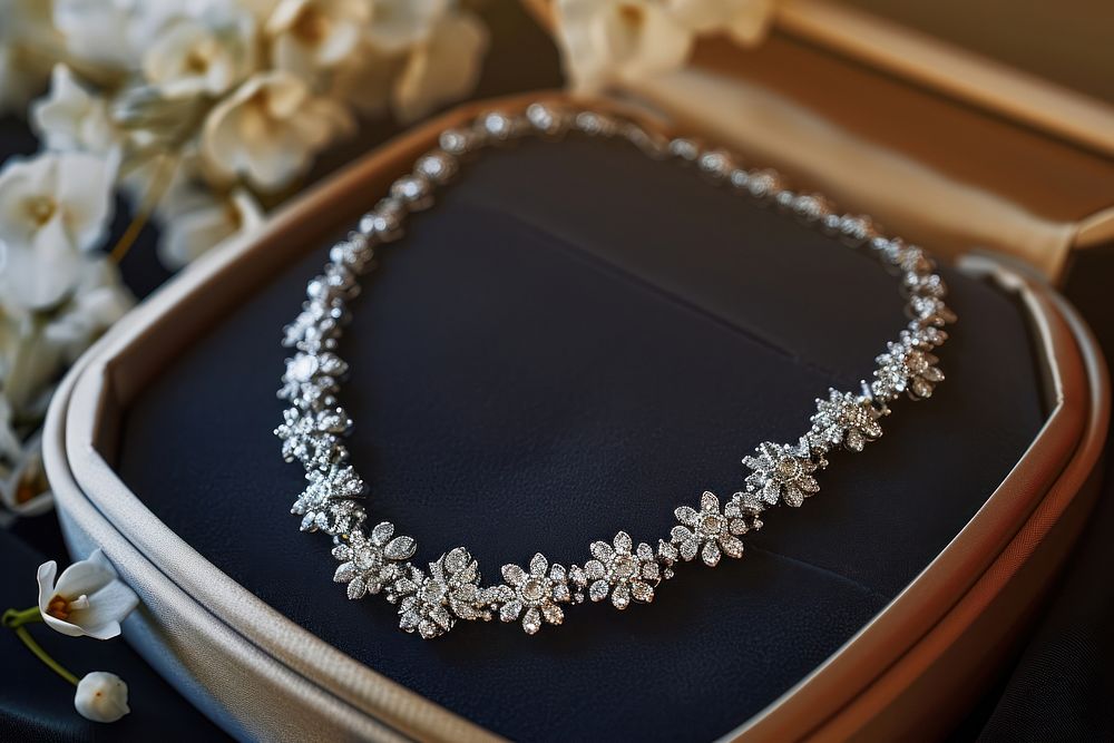 Necklace diamond jewelry gemstone accessories.