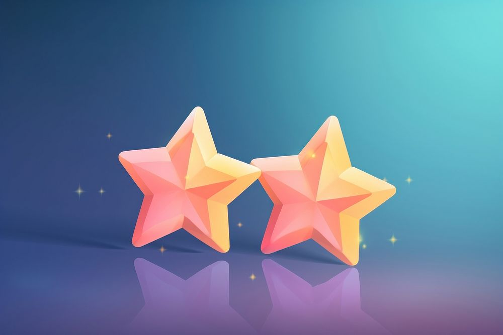  3d bubble rating stars illuminated decoration christmas. AI generated Image by rawpixel.