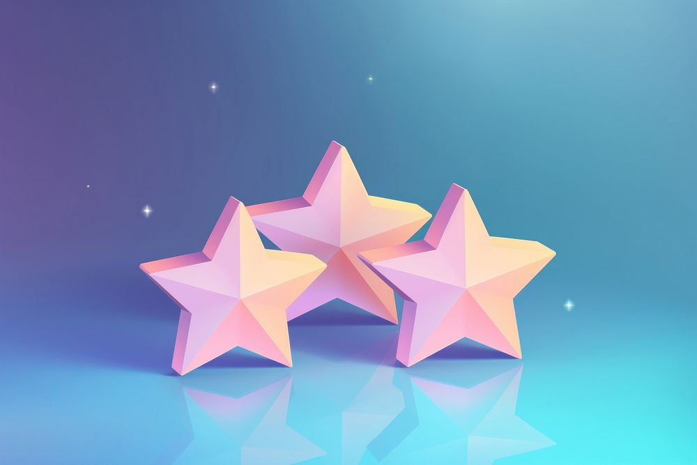  3d bubble rating stars night illuminated decoration. AI generated Image by rawpixel.