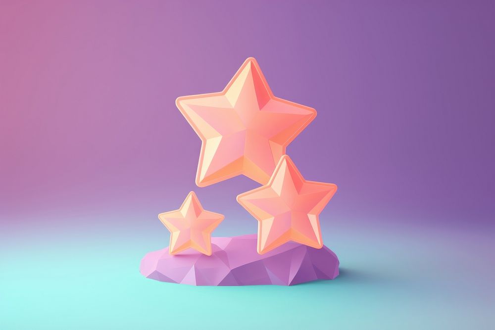  3d bubble rating stars creativity decoration christmas. AI generated Image by rawpixel.