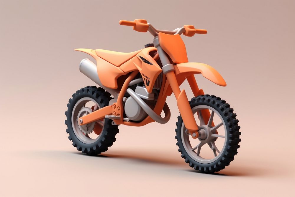 Motorcycle motocross vehicle wheel. AI generated Image by rawpixel.