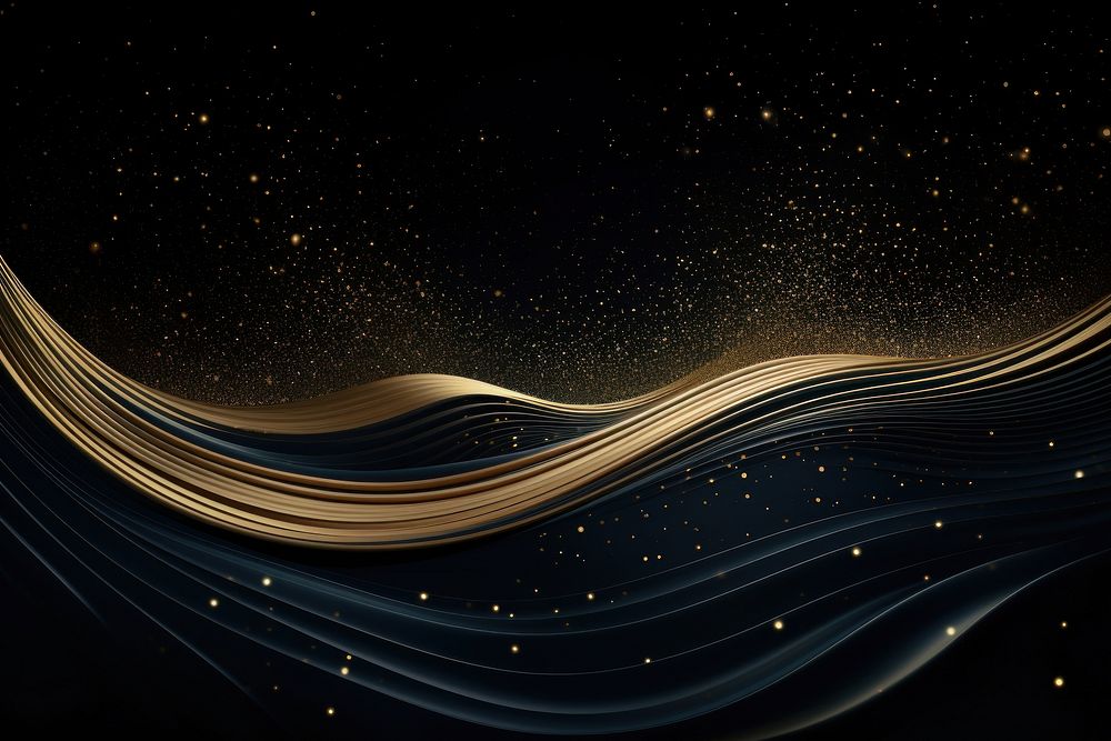  Wave with stars backgrounds pattern nature. AI generated Image by rawpixel.