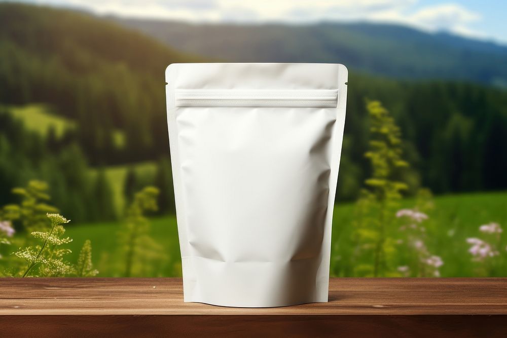 Coffee Pouch Bag nature field green.