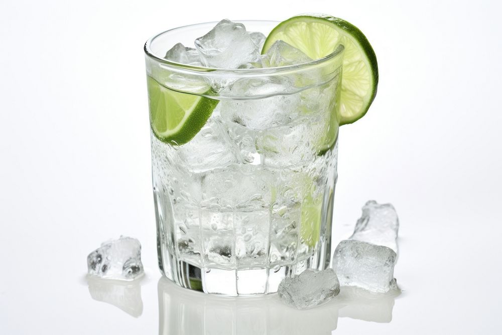 Vodka lime ice cocktail.