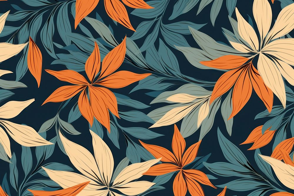  Tropical pattern backgrounds graphics. AI generated Image by rawpixel.