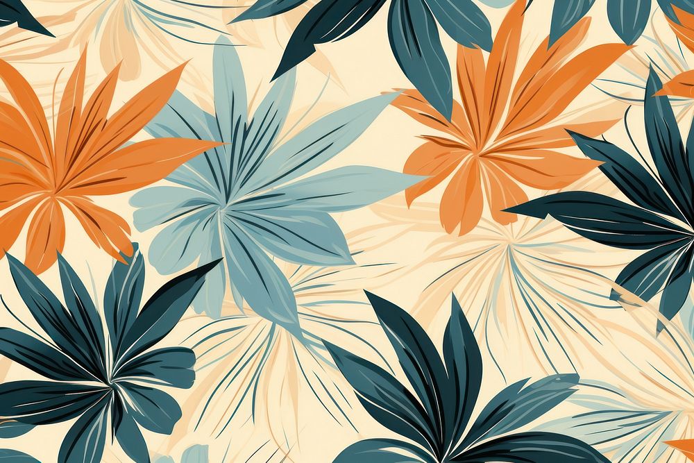  Tropical pattern backgrounds graphics. AI generated Image by rawpixel.