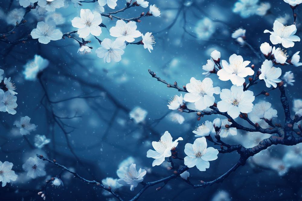  Aesthetic background backgrounds outdoors blossom. AI generated Image by rawpixel.