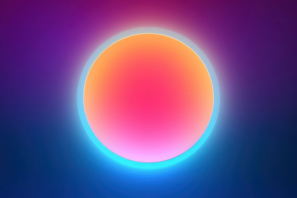  Aura circle background sphere night illuminated. AI generated Image by rawpixel.