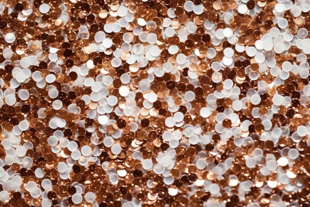 Brown and white backgrounds glitter chandelier.