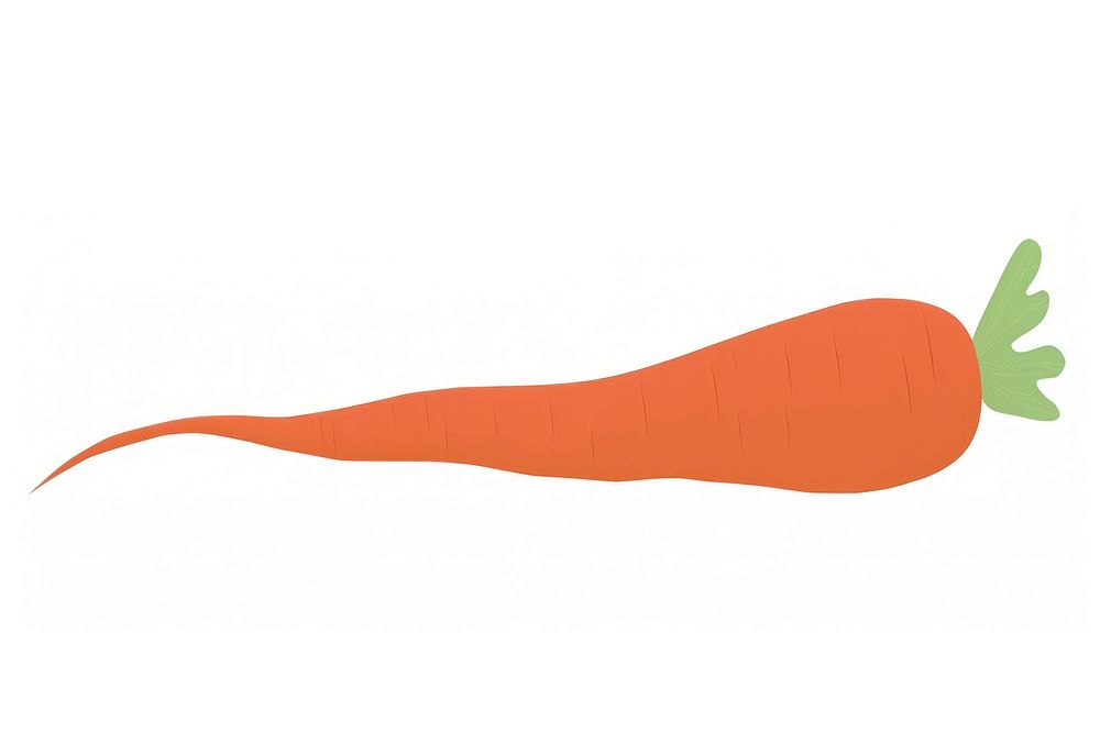 Carrot minimalist form carrot vegetable food.