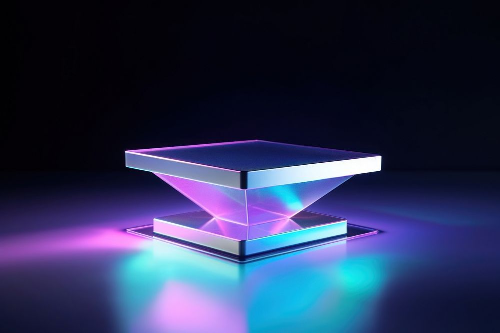 Holographic liquid metal light shape technology. AI generated Image by rawpixel.