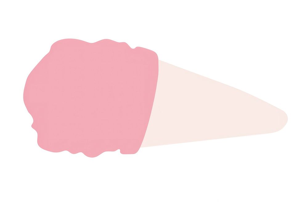 Ice cream minimalist form food white background cartoon.
