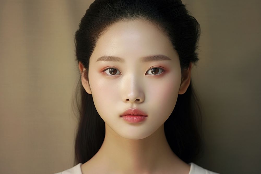 Korean women portrait adult photo.
