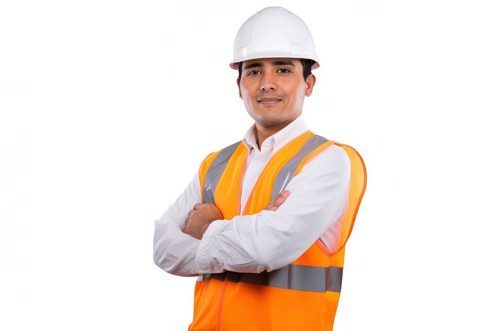 Construction industry worker construction hardhat helmet. AI generated Image by rawpixel.