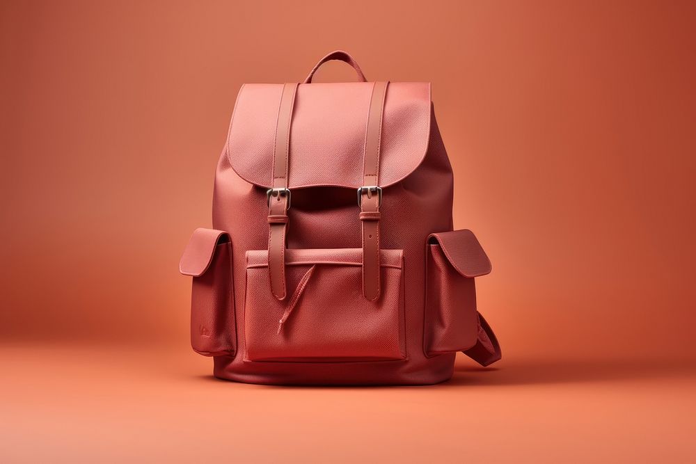 Backpack handbag purse accessories.