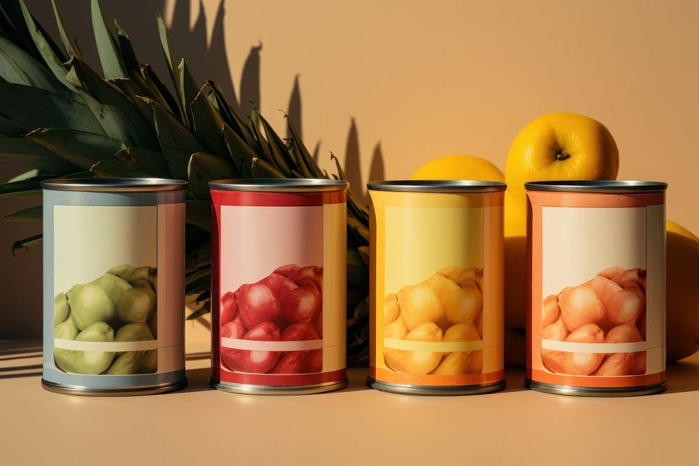 Canned fruit apple plant food.
