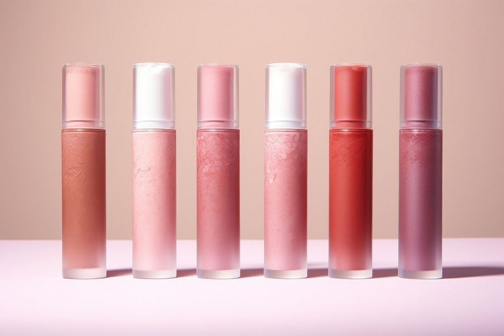Liquid lipstick cosmetics container variation.