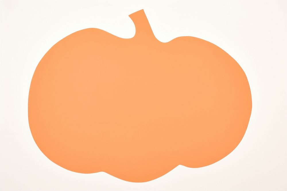 Pumpkinn minimalist form shape food anthropomorphic.