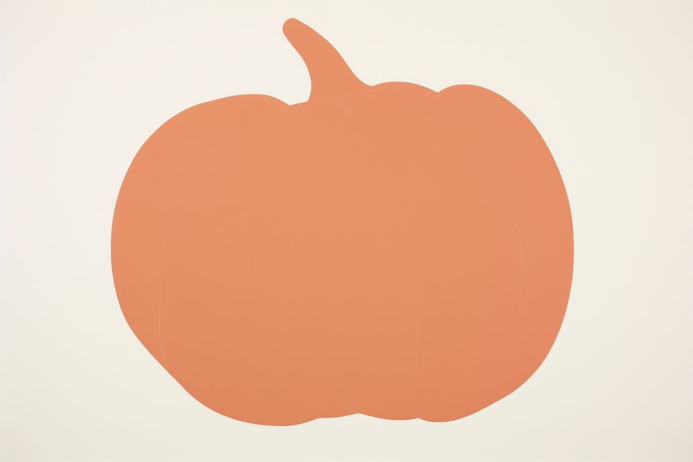 Pumpkinn minimalist form creativity moustache vegetable.