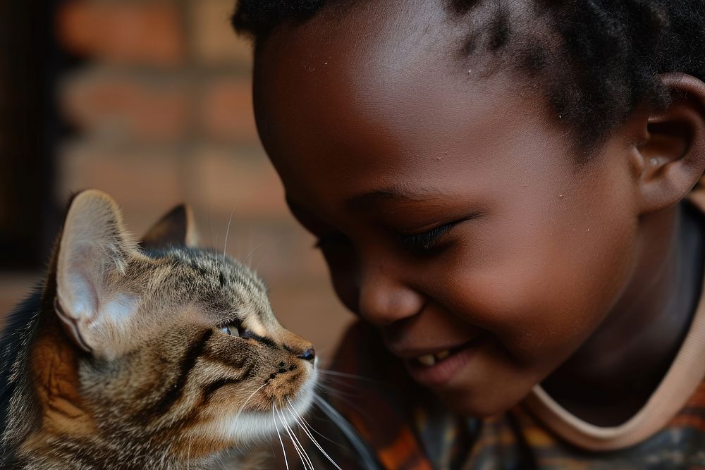 South African kid portrait animal | Free Photo - rawpixel