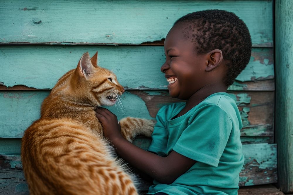 South African kid portrait animal | Free Photo - rawpixel