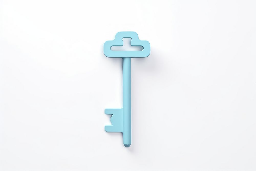 Key key symbol blue.