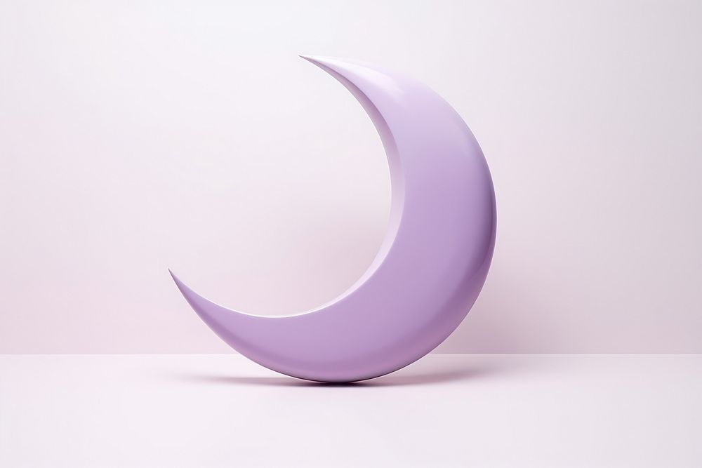 Crescent moon nature purple astronomy.