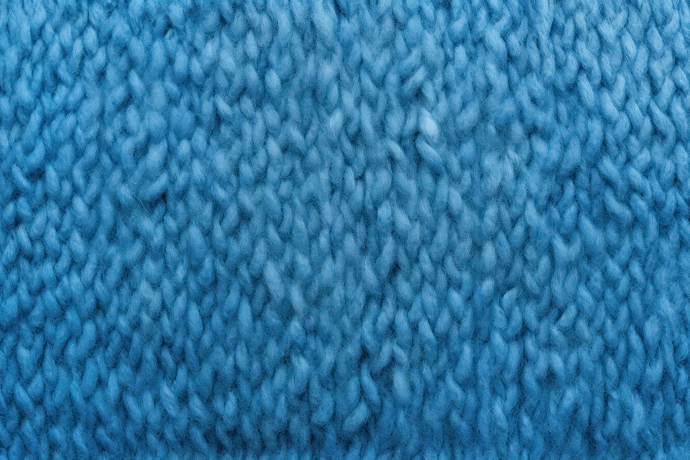 Blue wool carpet backgrounds turquoise material.