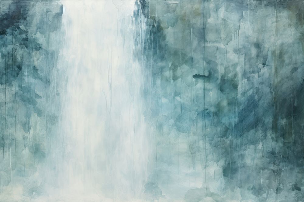Waterfall background backgrounds painting texture.