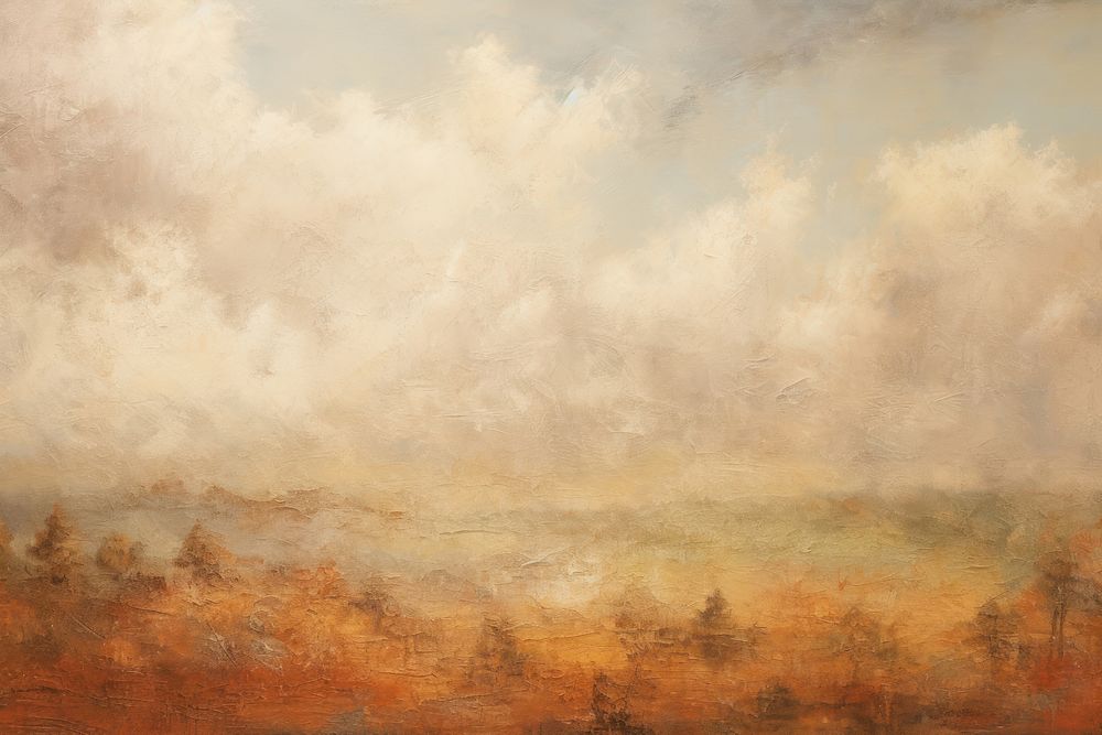 Autumn landscape background painting backgrounds outdoors.