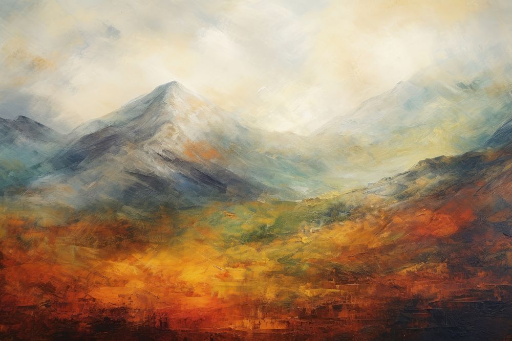 Mountain background painting backgrounds landscape.