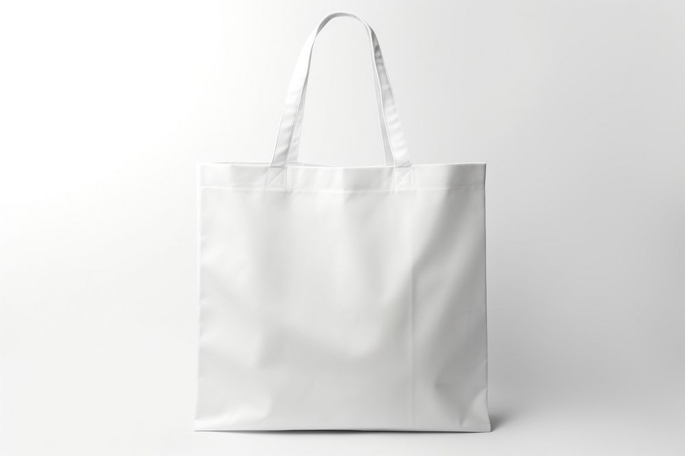 Ripstop reusable bag  handbag white white background.