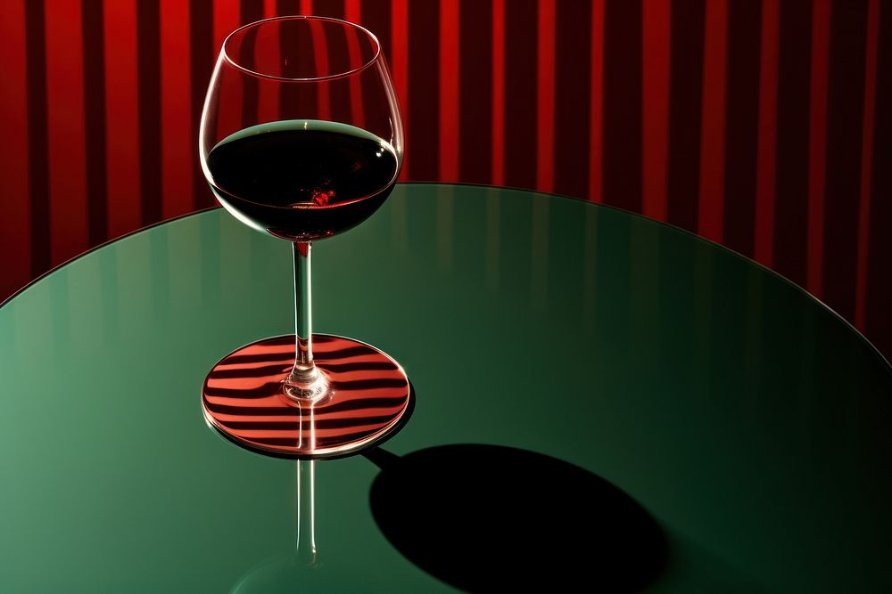 Glass of wine drink red refreshment.
