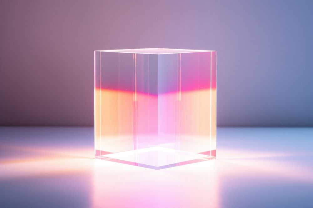 Light Box Led Cube  lighting glass box.
