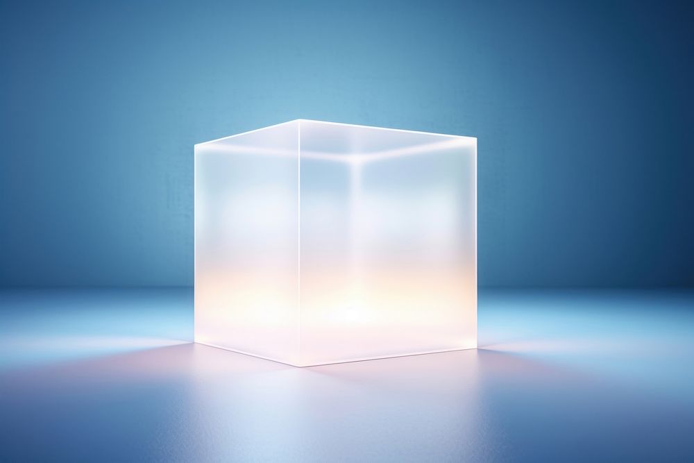 White Light Box Led Cube  lighting box illuminated.
