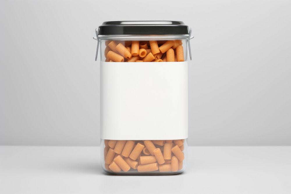 Food container packaging  pill food jar.