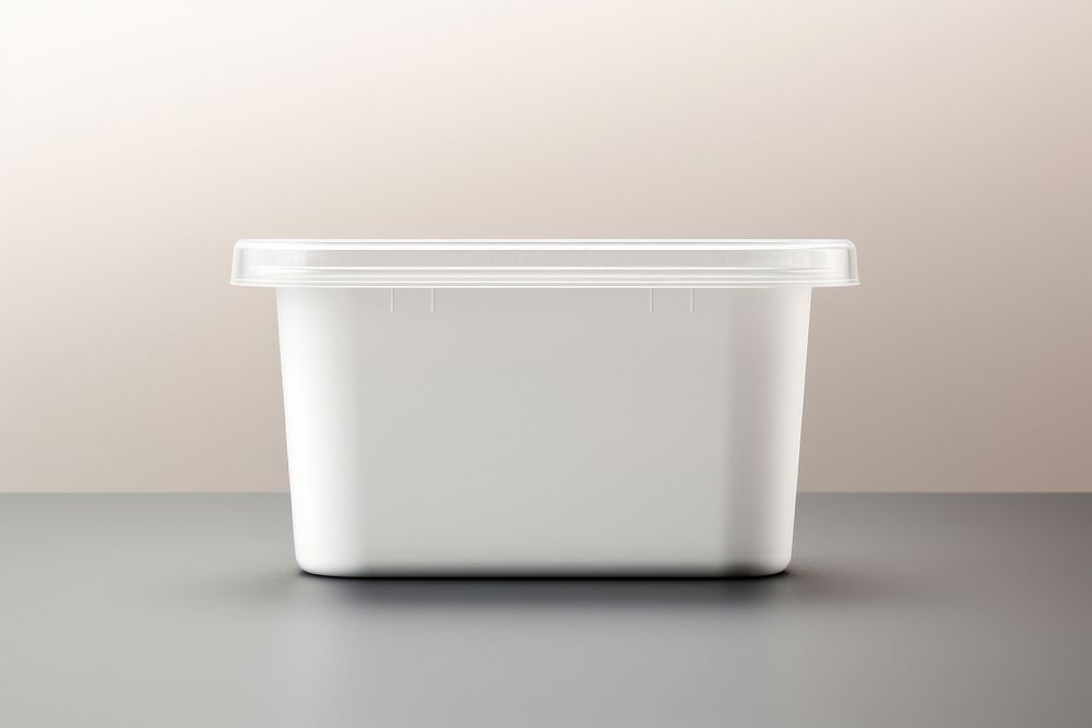 Food container packaging  studio shot porcelain absence.