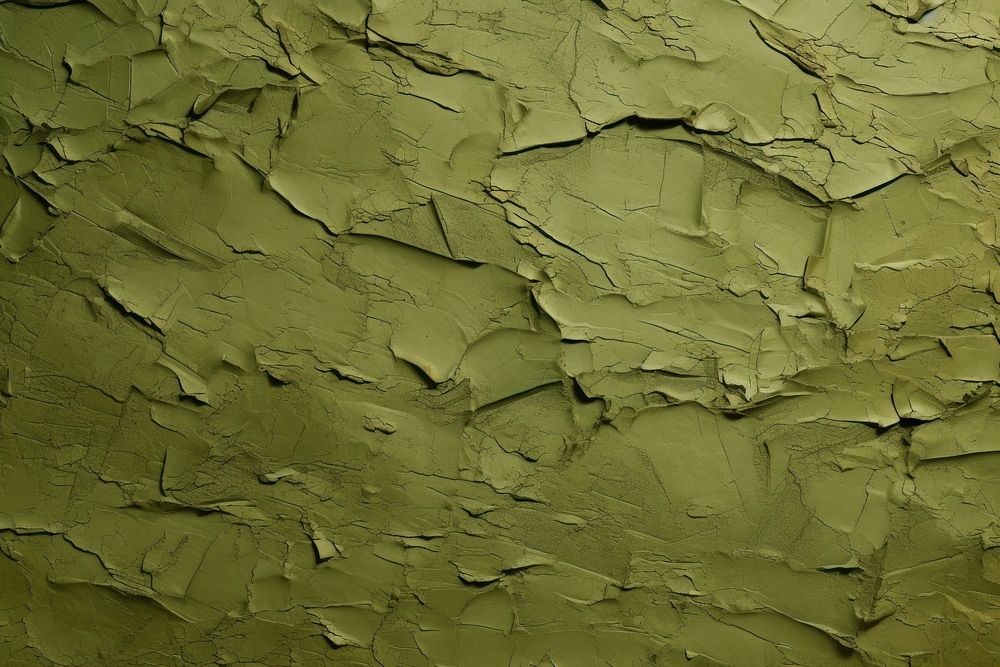Olive green color ripped paper texture paper backgrounds wall old.