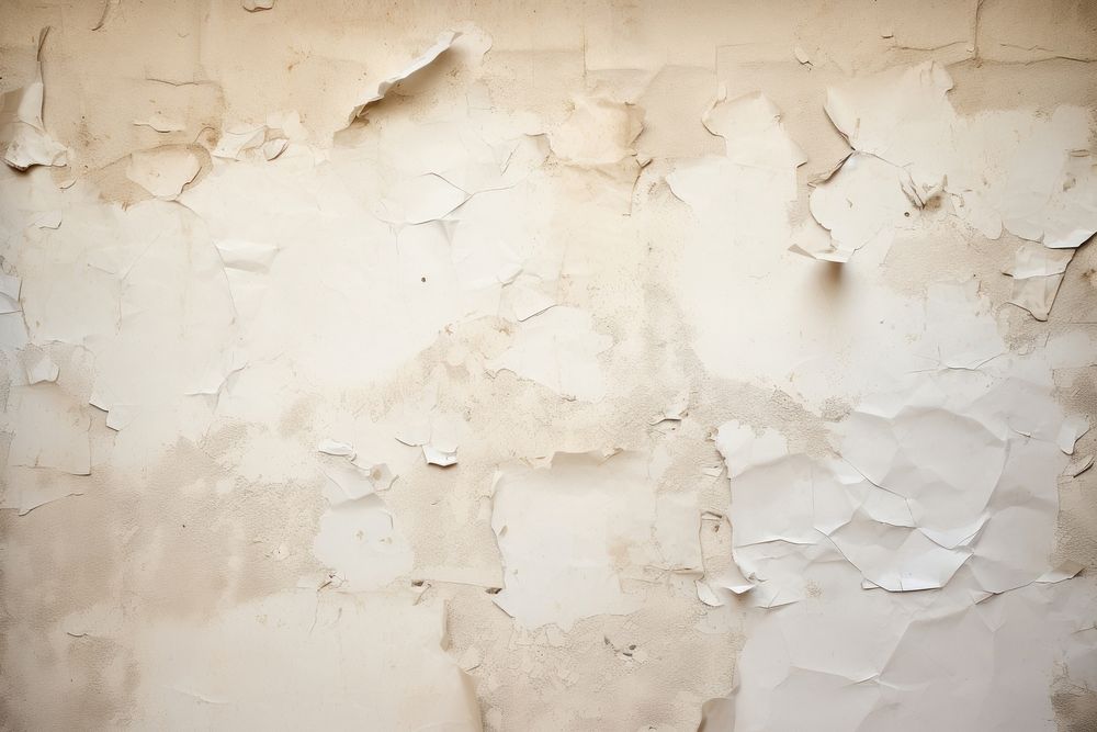 Ripped torn edge paper pieces on paper architecture backgrounds wall.