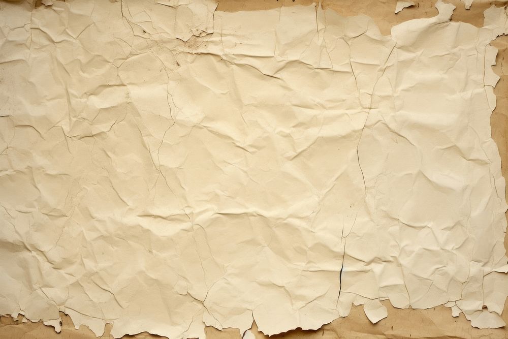 Torn ripped beige paper paper backgrounds old weathered.