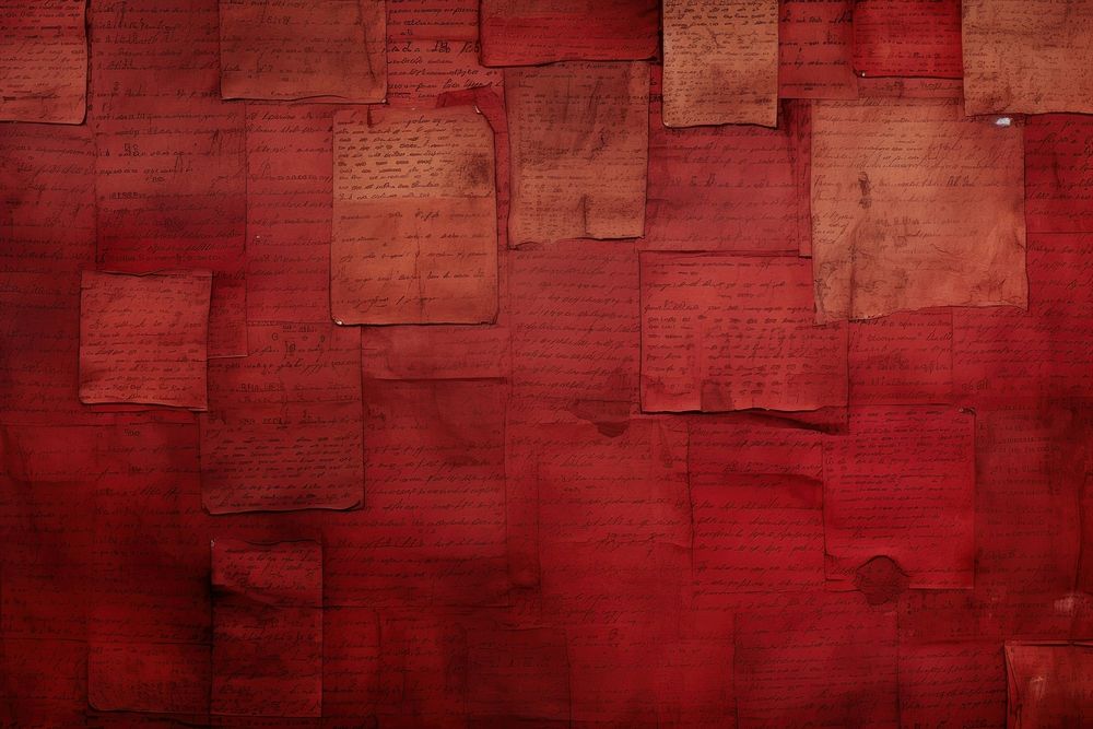 Vintage dark red color paper architecture backgrounds wall.
