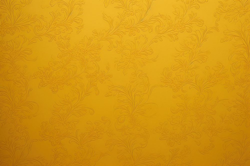 Vintage elegant pattern print dark yellow paper backgrounds decoration wallpaper.